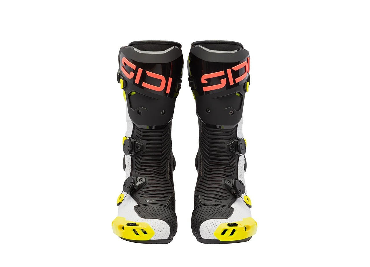 Sidi MAG 2 Air Motorradstiefel Fluo Gelb / Korallenrot - 390