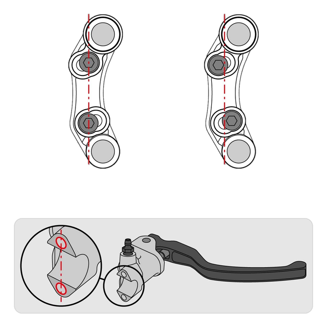 Lenkerschalter Street rechts JetPrime Aprilia RSV4 RF (15-18) JP PD AP009 – universelles Lochbild
