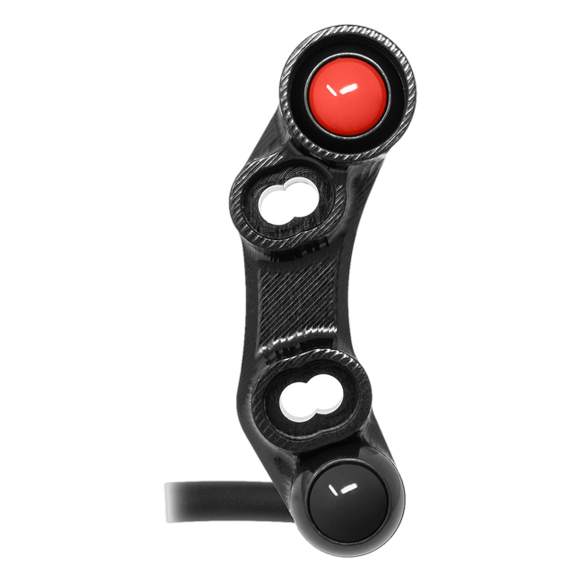 Lenkerschalter SuperSport rechts JetPrime Yamaha YZF-R3 (19-24) JP SPD MK300 – für Mectronik-Dashboard, universelles Lochbild