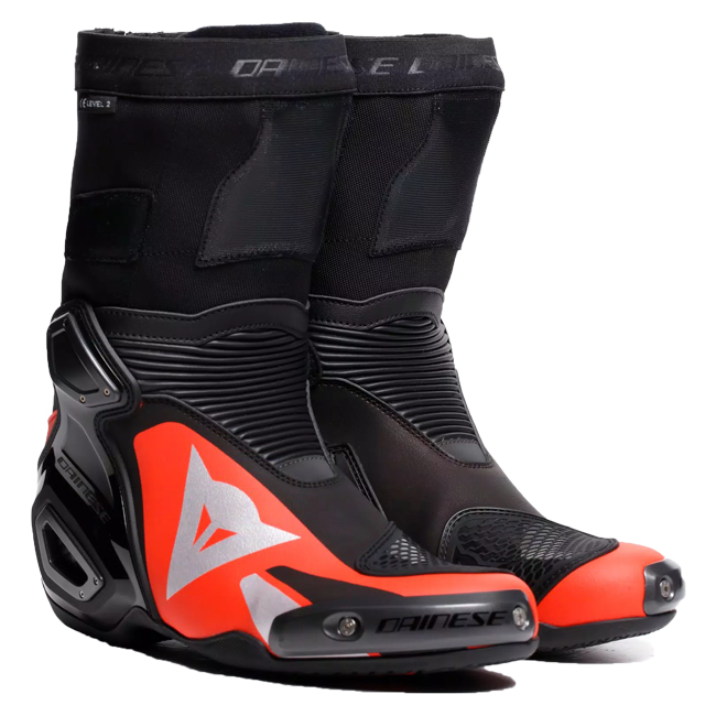 Dainese Axial 2 Racing und Straßen Motorradstiefel | Herren | Schwarz/Rot | 20179000526280