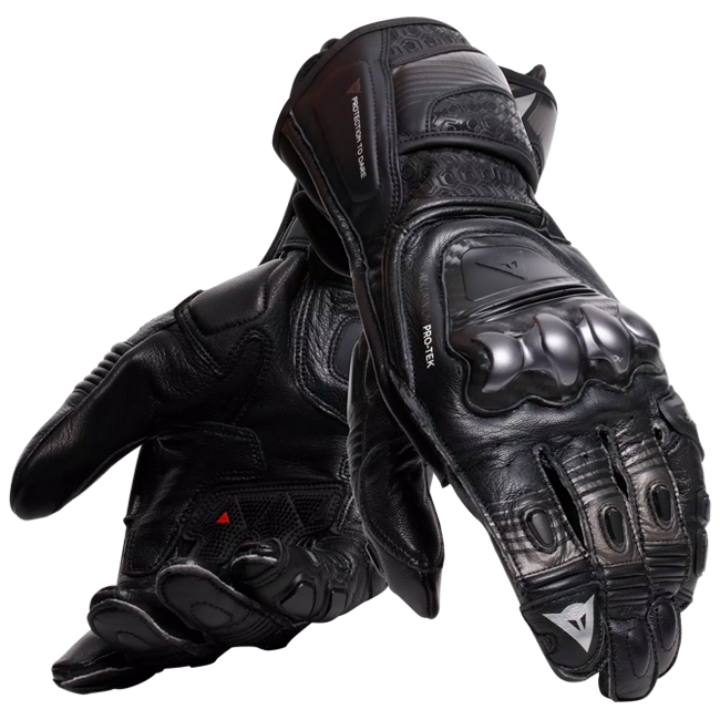 Dainese Fiero Racing Motorrad Lederhandschuhe | Herren | Schwarz | 201810002560400