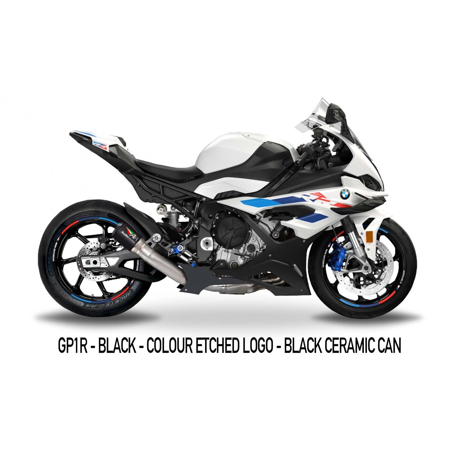Austin Racing Slip-On (GP1R/GP2R/V3) + KAT-Ersatzrohr BMW S1000RR K67 (19-26)