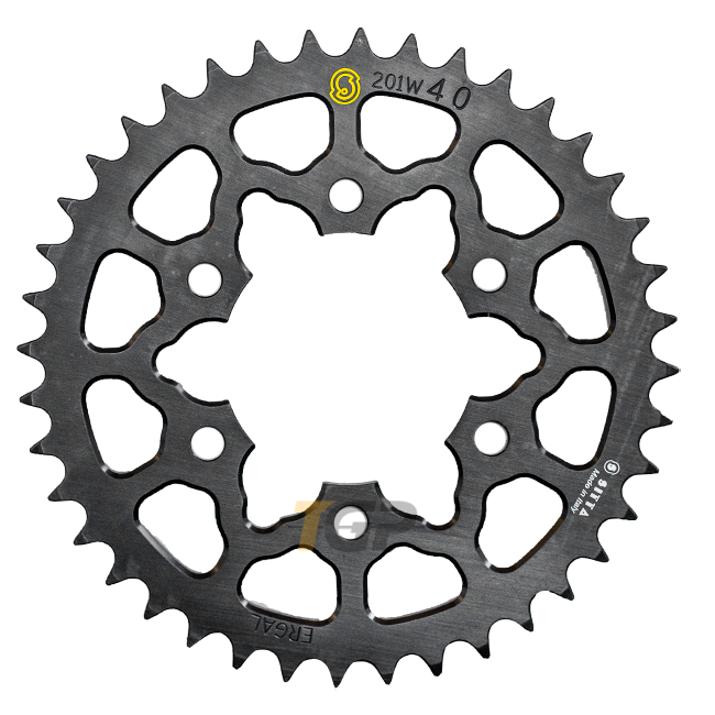 Sitta Aluminium Kettenrad Kawasaki ZX-4RR (23-26) (201W) – 40-50 Zähne, 520 Teilung