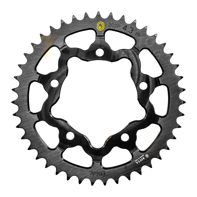 Sitta Aluminium Kettenrad Aprilia RS 660 (20-26) (202P) – 37-48 Zähne, 525 Teilung