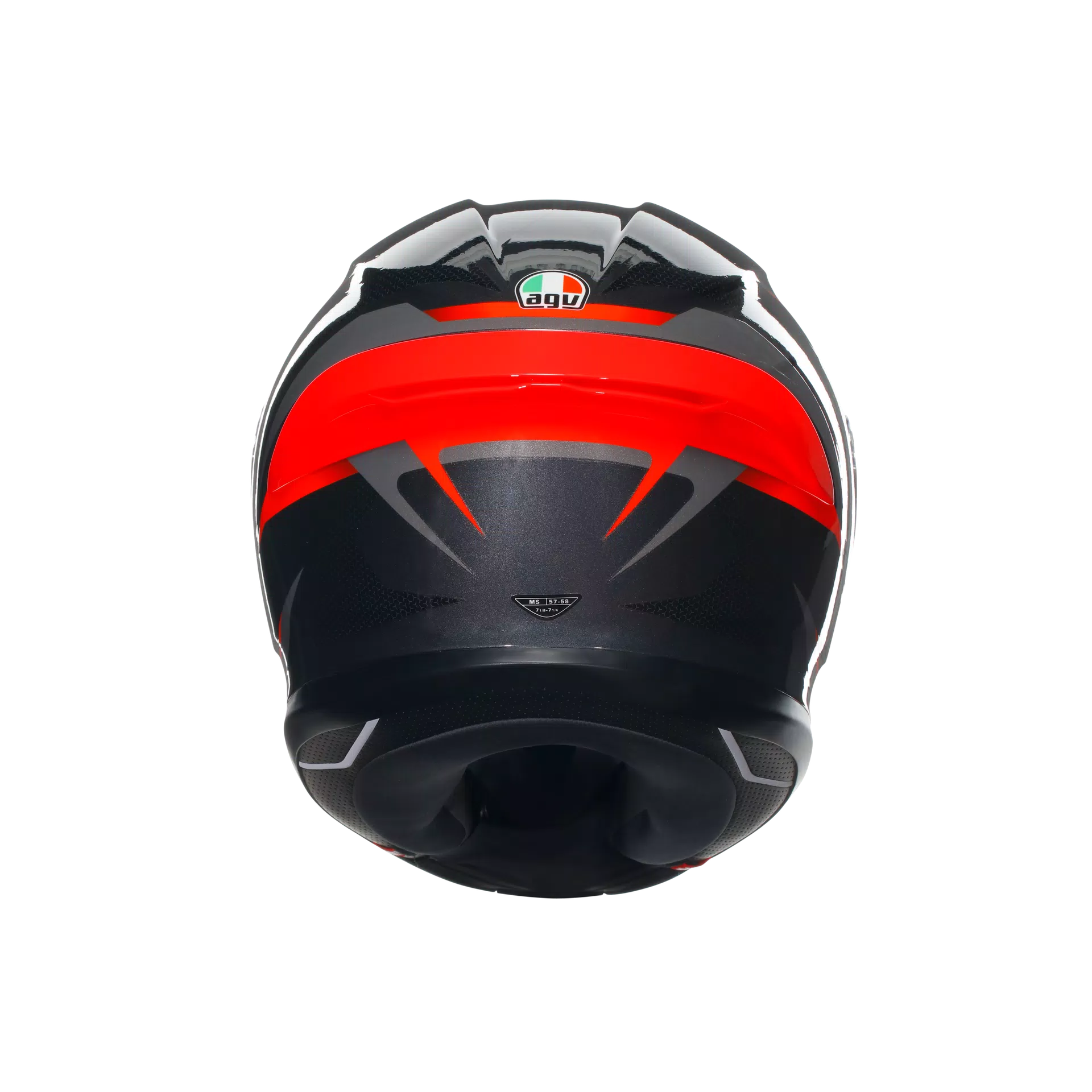 AGV K6 S Helm Slashcut Schwarz/Grau/Rot | 2118395001014