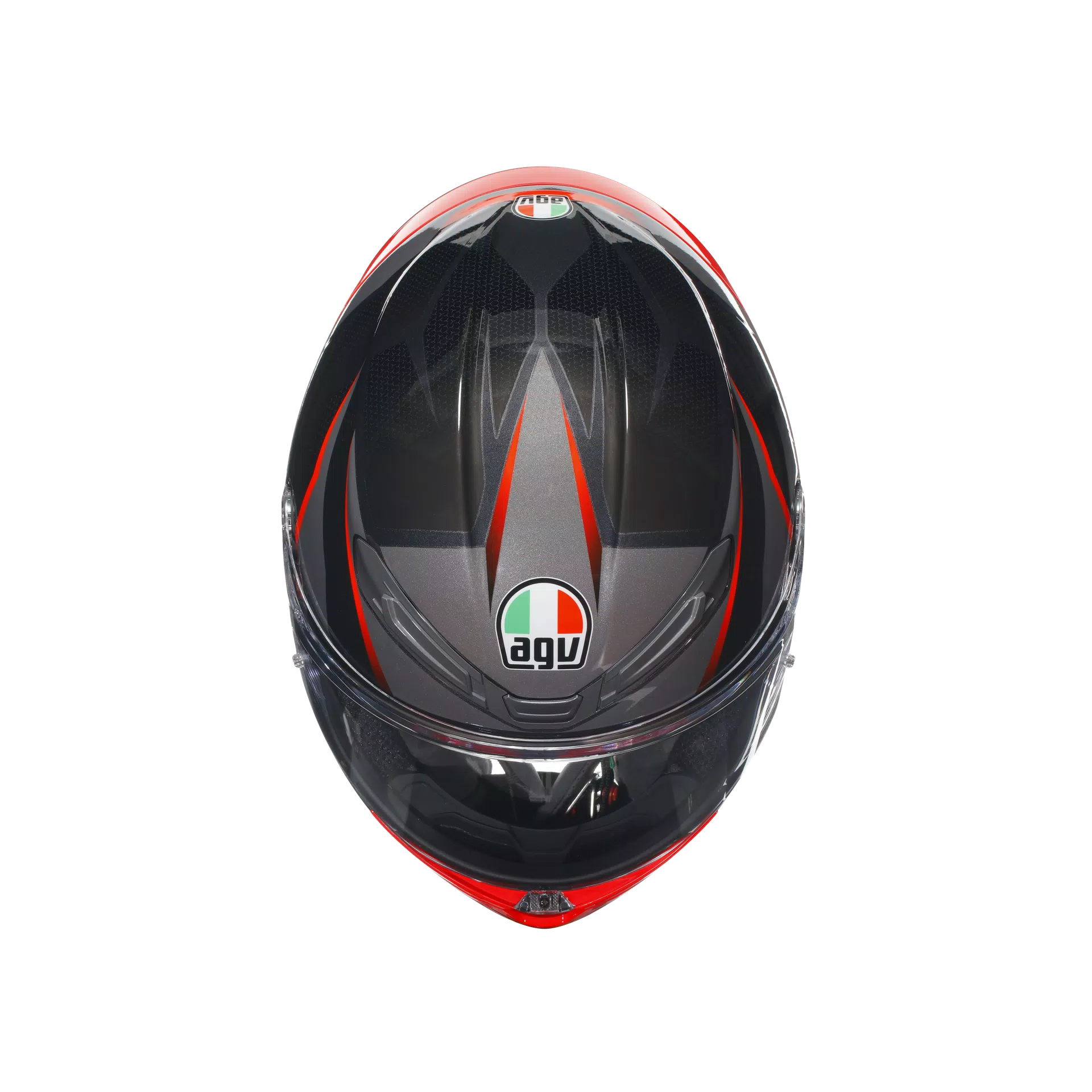 AGV K6 S Helm Slashcut Schwarz/Grau/Rot | 2118395001014