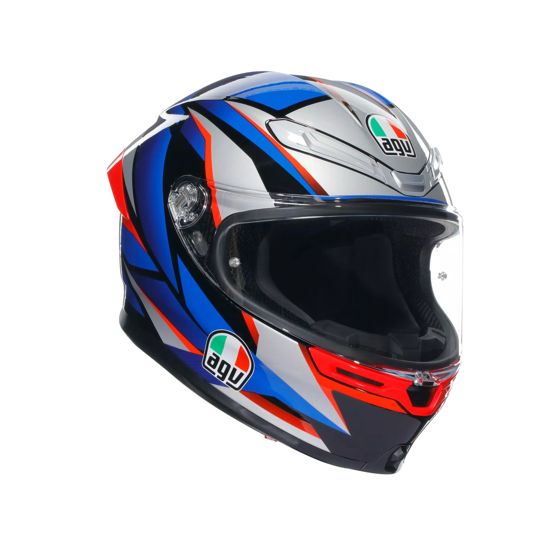 AGV K6 S Helm Slashcut Schwarz/Blau/Rot | 2118395001015