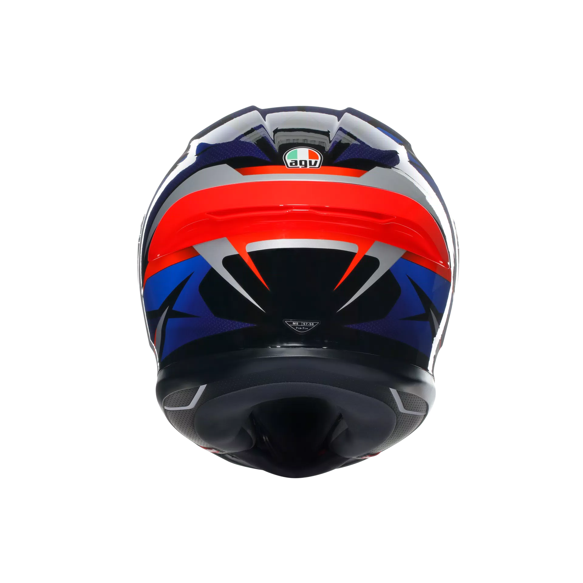 AGV K6 S Helm Slashcut Schwarz/Blau/Rot | 2118395001015