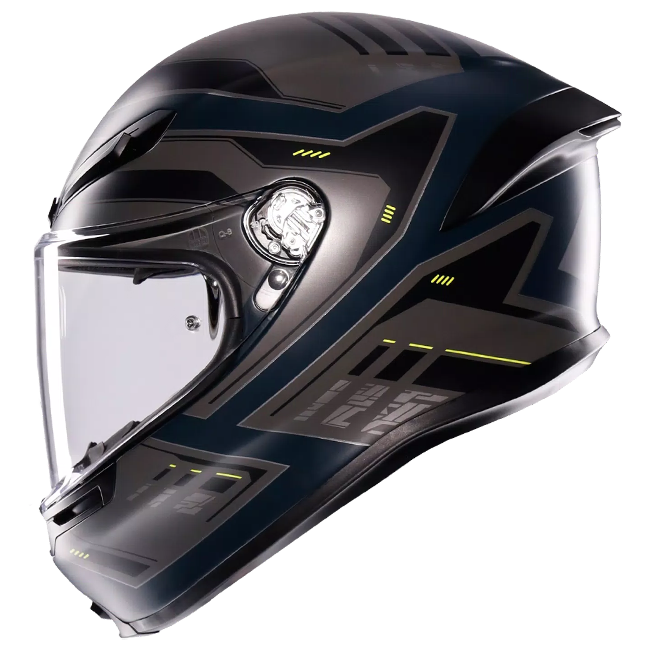 AGV K6 S Helm Enhance Matt Grau/Gelb Fluo | 2118395001022