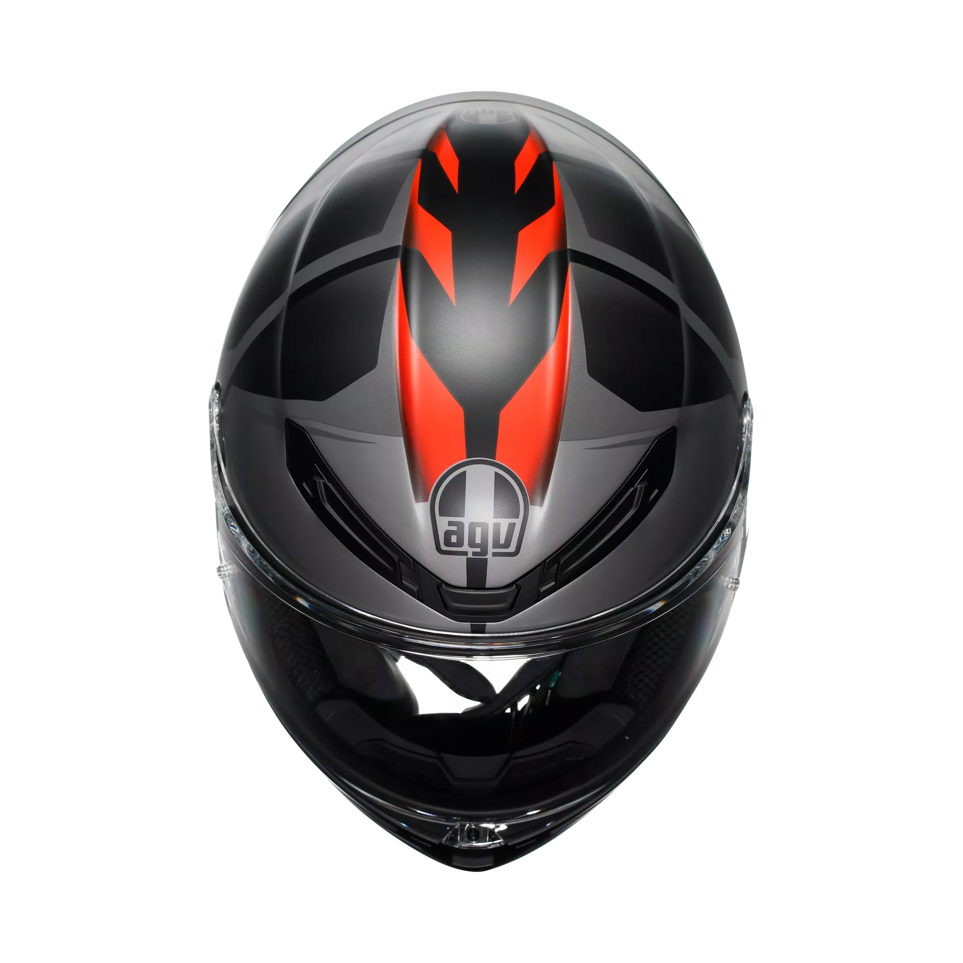 AGV K6 S Helm Karve Matt Schwarz/Grau/Rot | 2118395001024