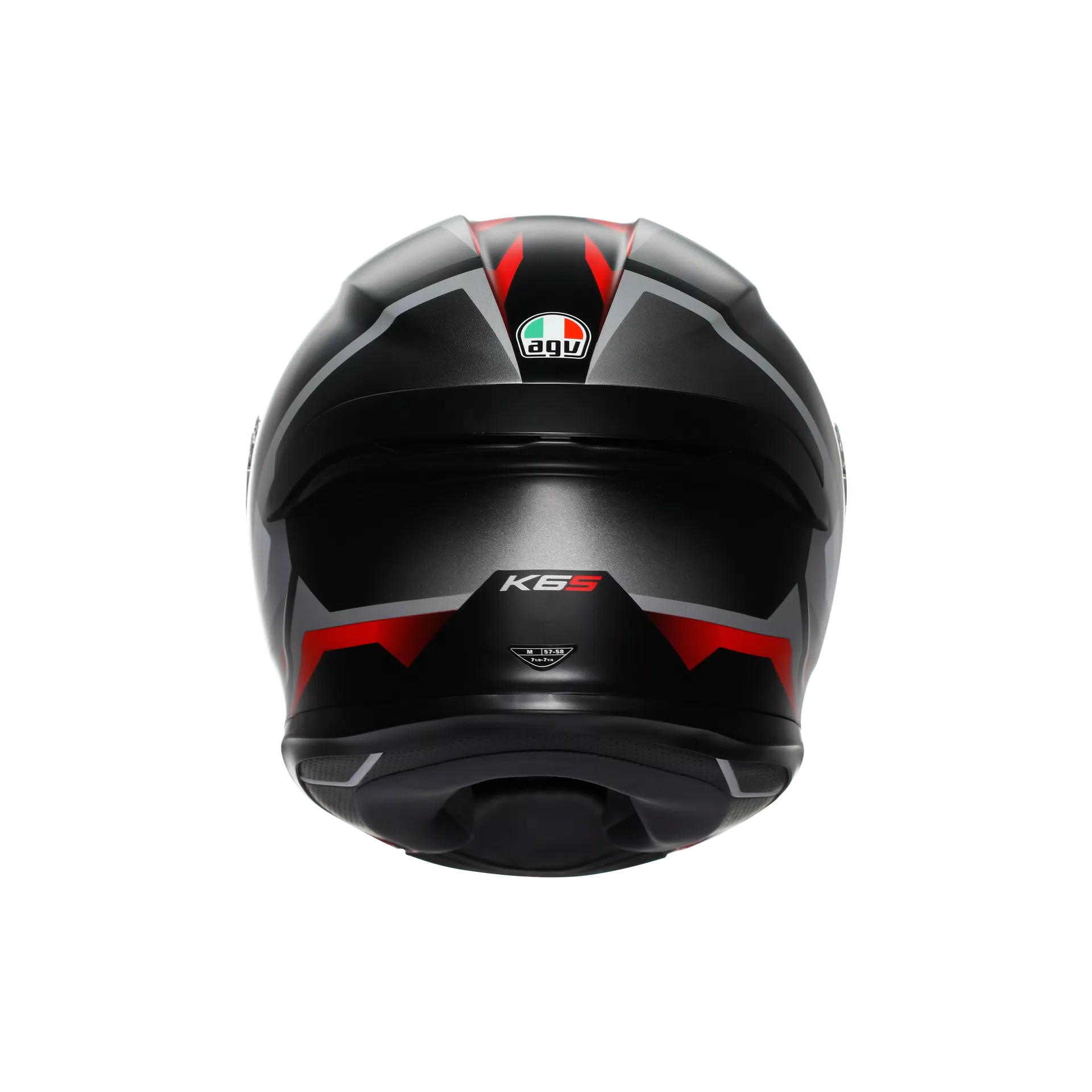 AGV K6 S Helm Karve Matt Schwarz/Weiß/Rot | 2118395001025