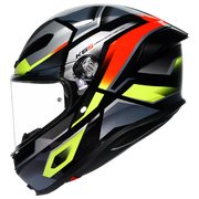 AGV K6 S Helm Erazer Schwarz/Rot/Gelb Fluo | 2118395001026