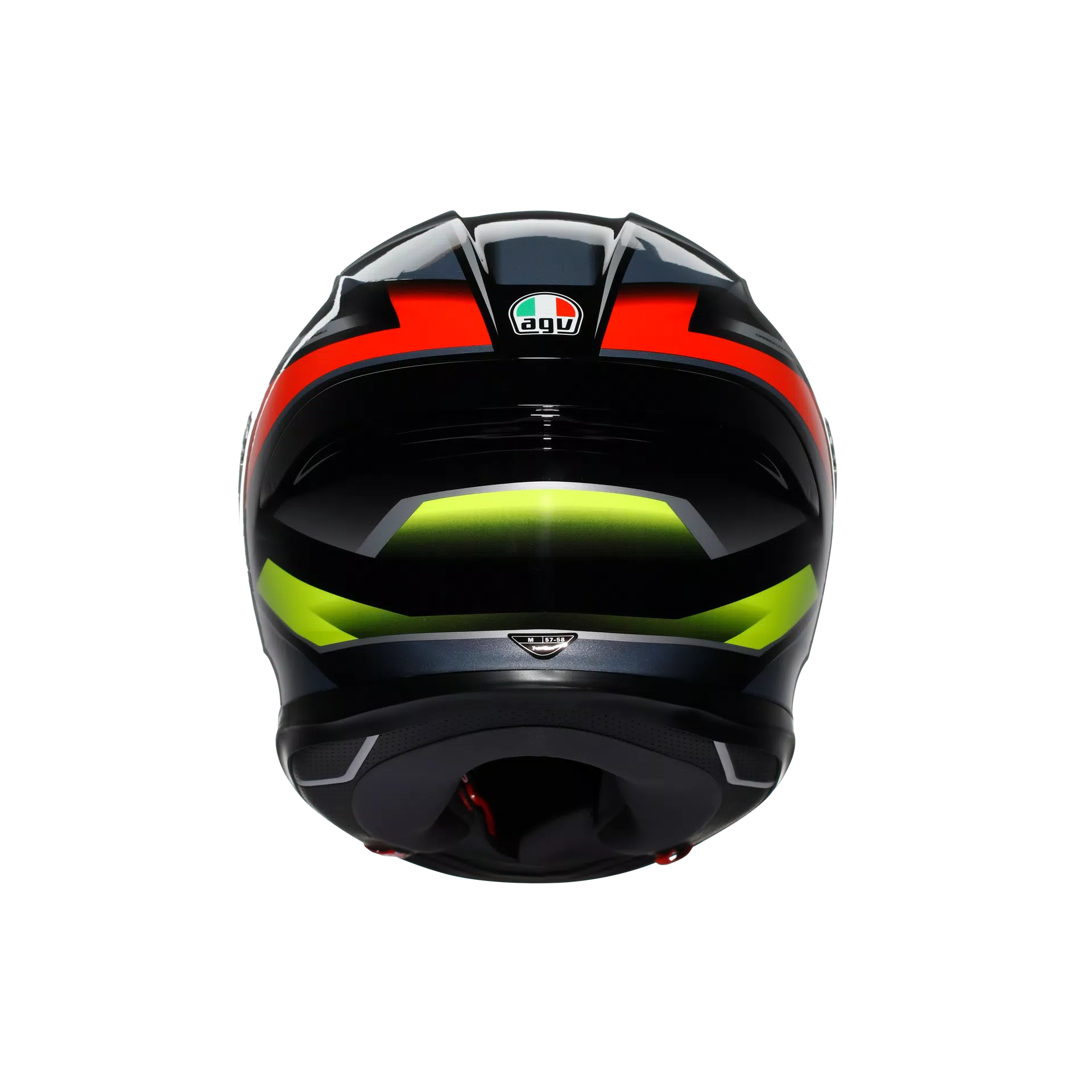 AGV K6 S Helm Erazer Schwarz/Rot/Gelb Fluo | 2118395001026