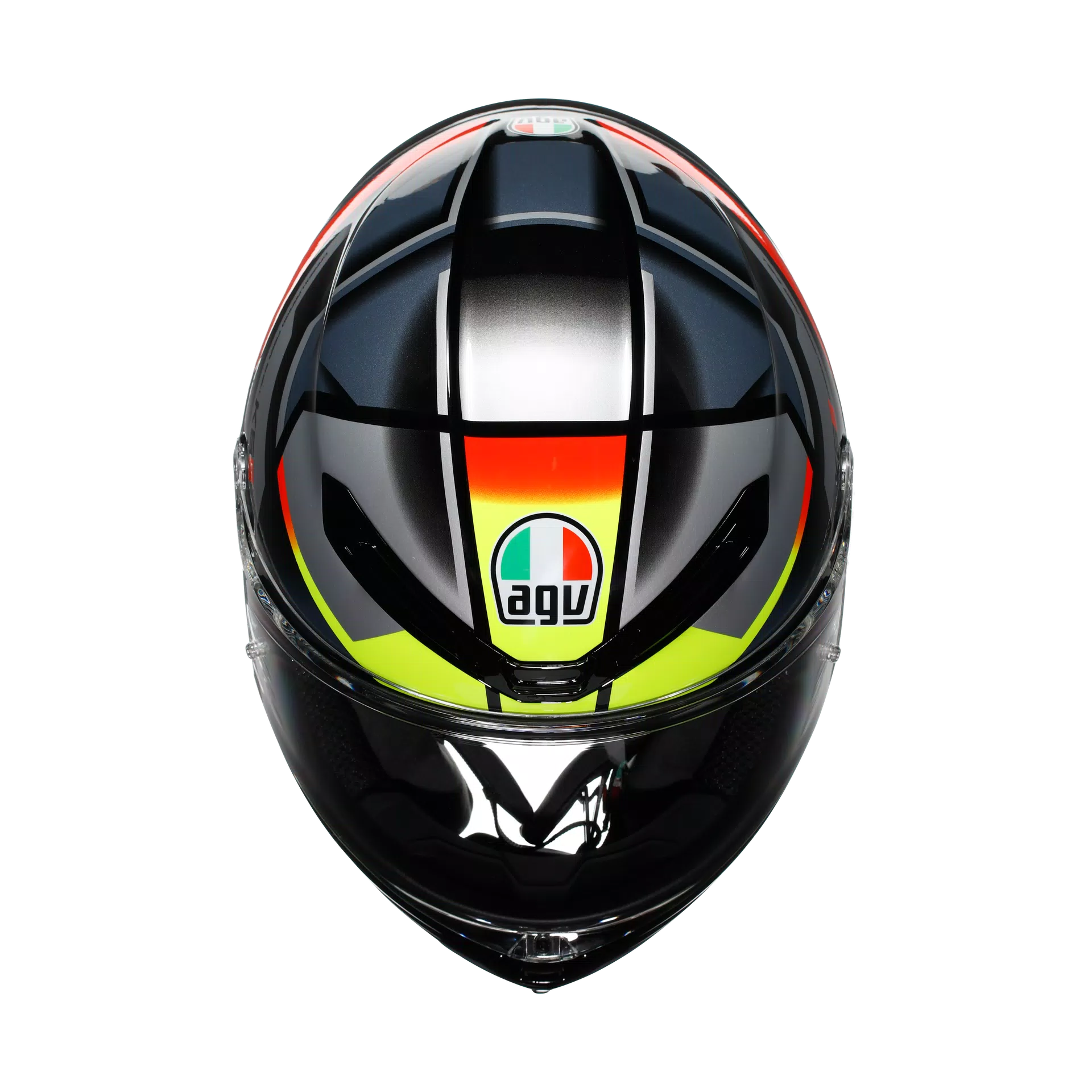 AGV K6 S Helm Erazer Schwarz/Rot/Gelb Fluo | 2118395001026