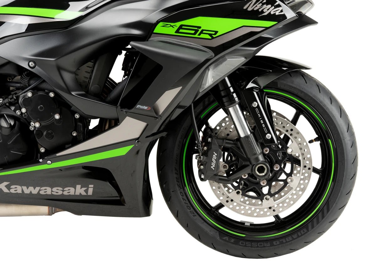 Puig Winglets Side Spoiler Downforce Kawasaki ZX-6 R (24-26)