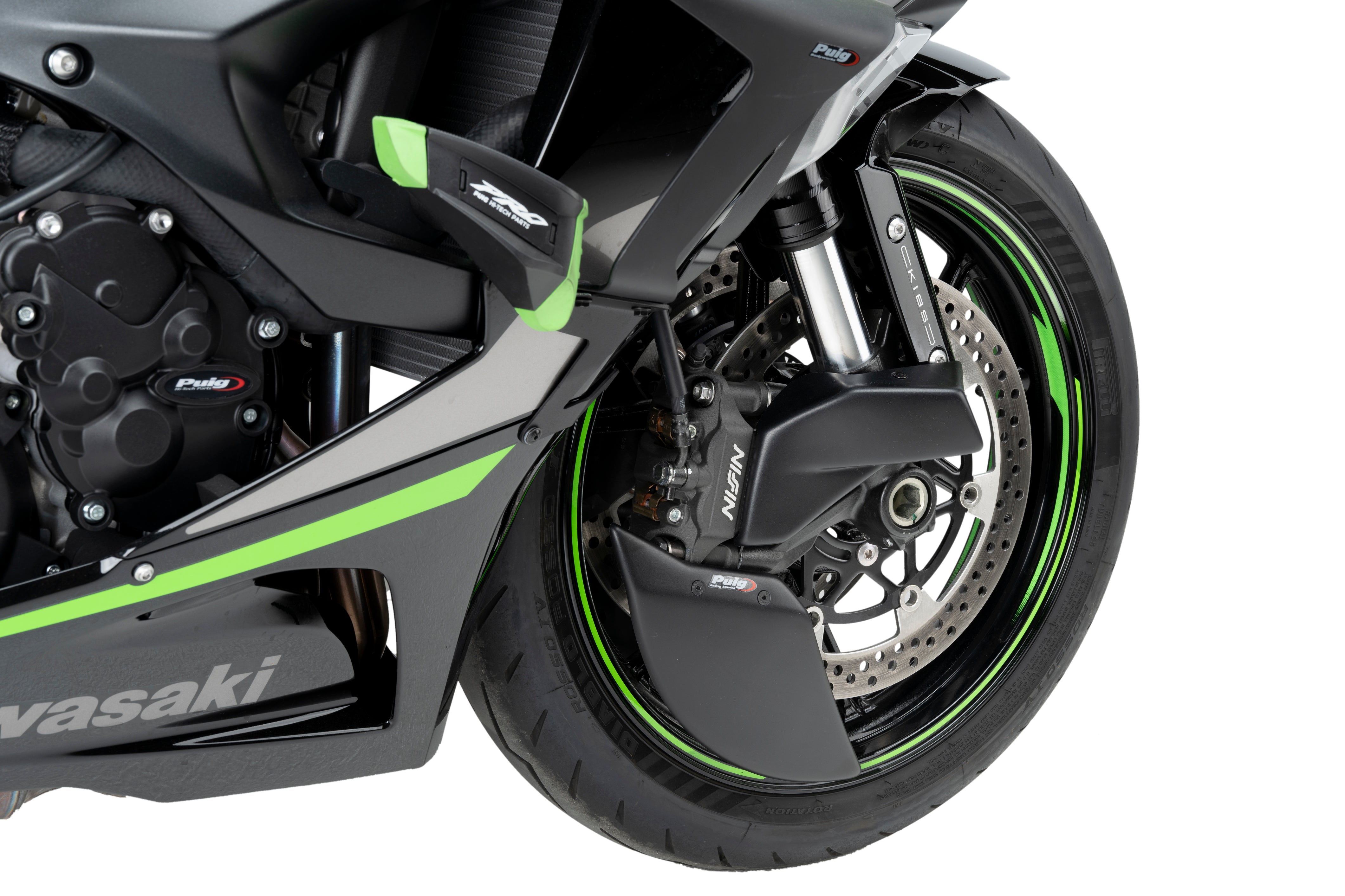 Bremszangen Kühlung Air Ducts Puig Kawasaki ZX-6 R (24-25)