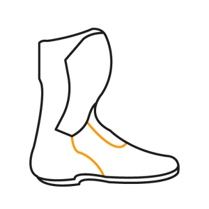 1 Paar Motorradstiefel Dainese Axial 2 Air (Custom Works Design)