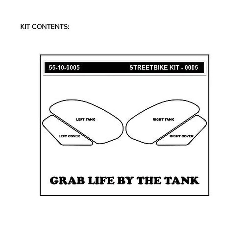 Stompgrip Icon Traction Pads Yamaha YZF-R6 RJ11 (06-07) 55-14-0005
