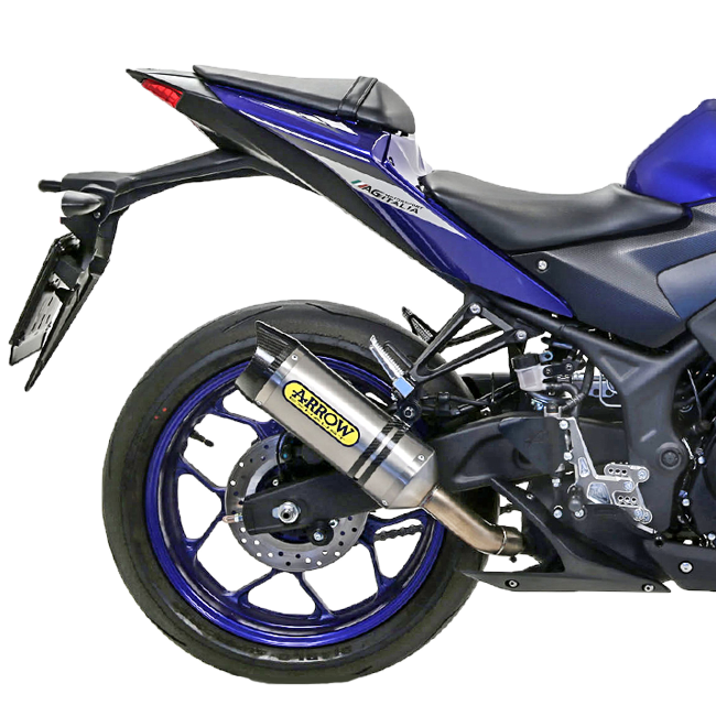 Arrow Slip-On Thunder Aluminium Yamaha YZF-R3 (15-18) 71831AK