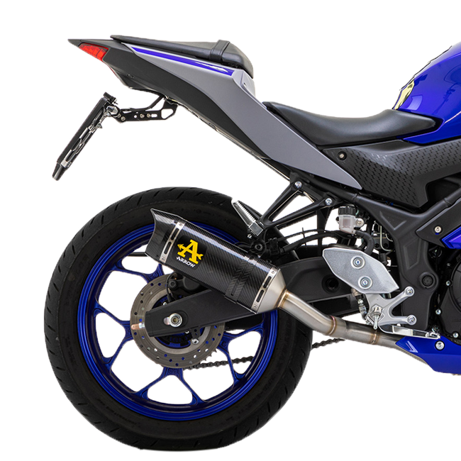 Arrow Slip-On Thunder Carbon Yamaha YZF-R3 (21-26) 71831MK