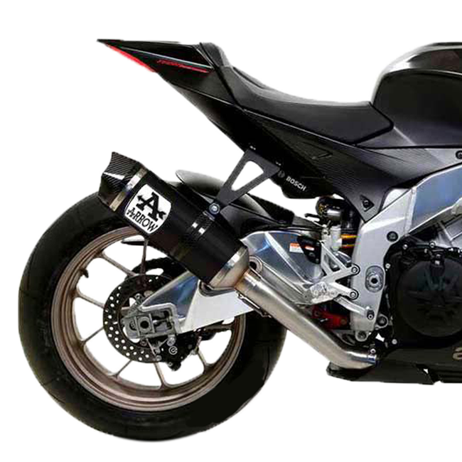 Arrow Slip-On Race-Tech Aluminium Dark Aprilia RSV4 1100 Factory (19-20) 71906AKN