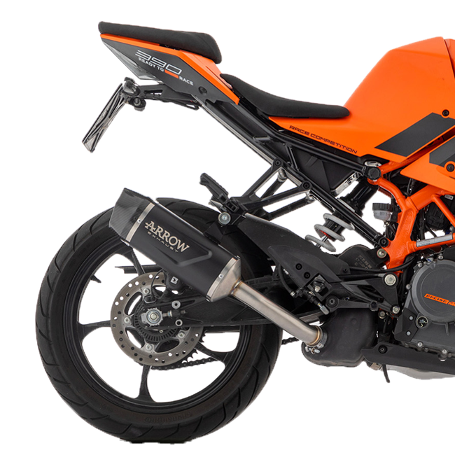 Arrow Slip-On Indy-Race Aluminium Dark KTM RC 390 (22-25) 71957AKN