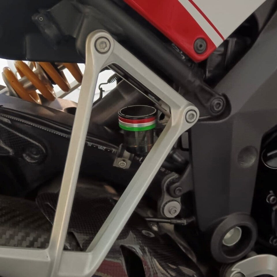 Ausgleichsbehälter-Deckel Hinten Tricolore K-Bike Ducati Panigale 899 (13-16) TS035