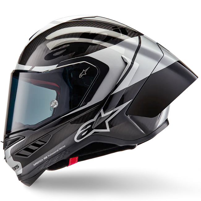 Alpinestars Supertech R10 Element Helm Carbon Schwarz Silber 8200324-1368