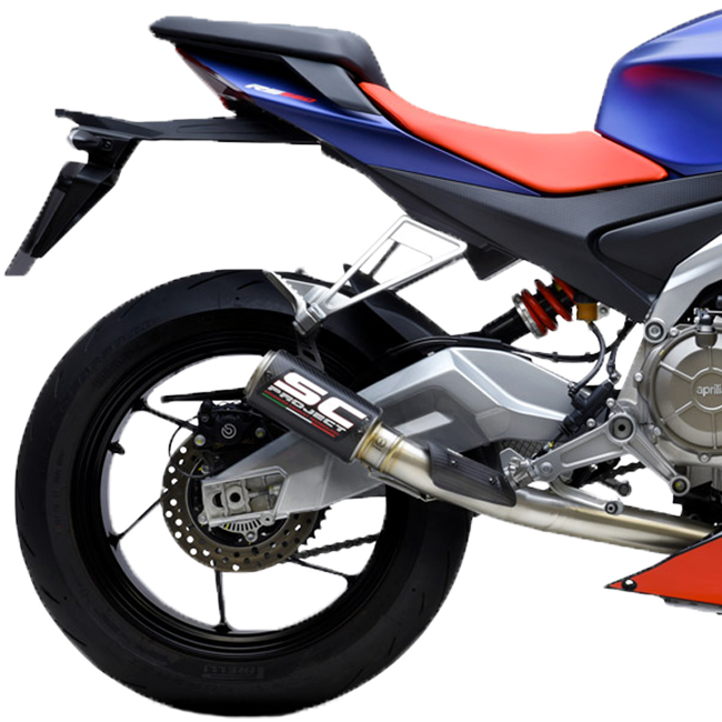 SC-Project Edelstahl Komplettanlage 2-1 CR-T Aprilia RS 660 (20-24)