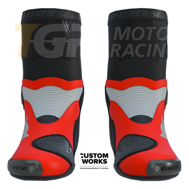 Dainese Axial 2 Racing und Straßen Motorradstiefel Herren | Austria Edition | Custom Works