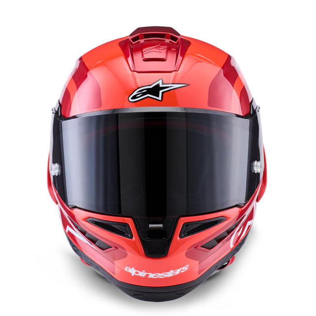 Alpinestars Supertech R10 Helm Arius Doppelrot glänzend 8203926-1683