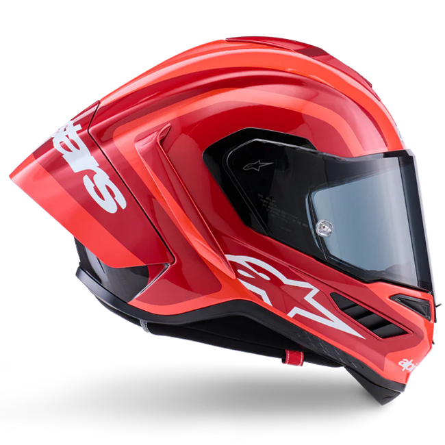 Alpinestars Supertech R10 Helm Arius Doppelrot glänzend 8203926-1683