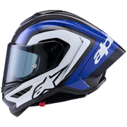 Alpinestars Supertech R10 Helm Arius Blau Glanz 8203926-1647