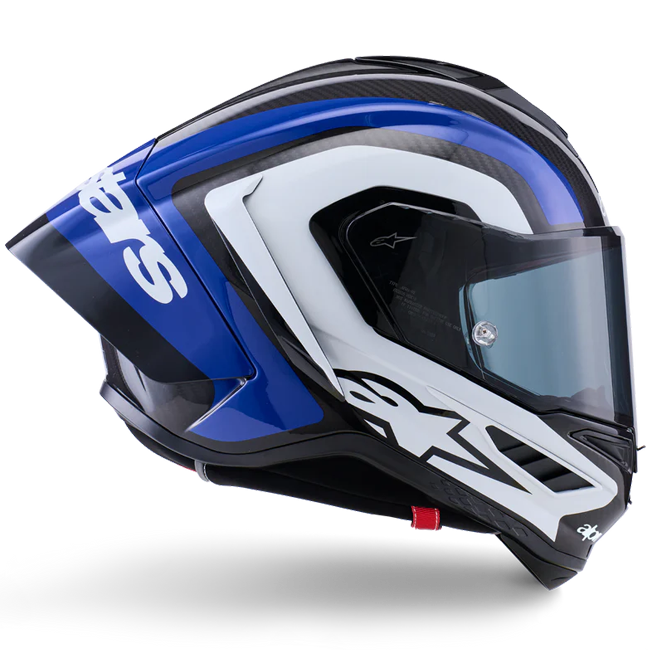 Alpinestars Supertech R10 Helm Arius Blau Glanz 8203926-1647