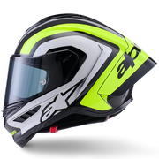 Alpinestars Supertech R10 Helm Arius Gelb Fluo Glanz 8203926-1699