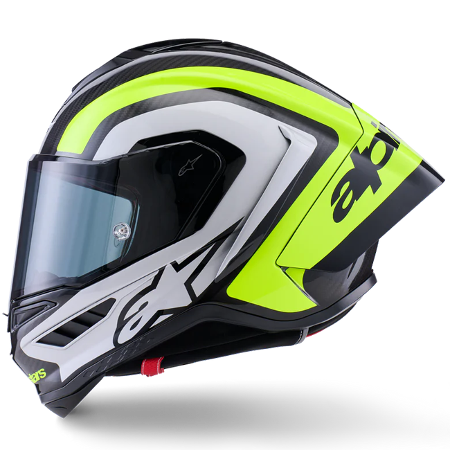 Alpinestars Supertech R10 Helm Arius Gelb Fluo Glanz 8203926-1699