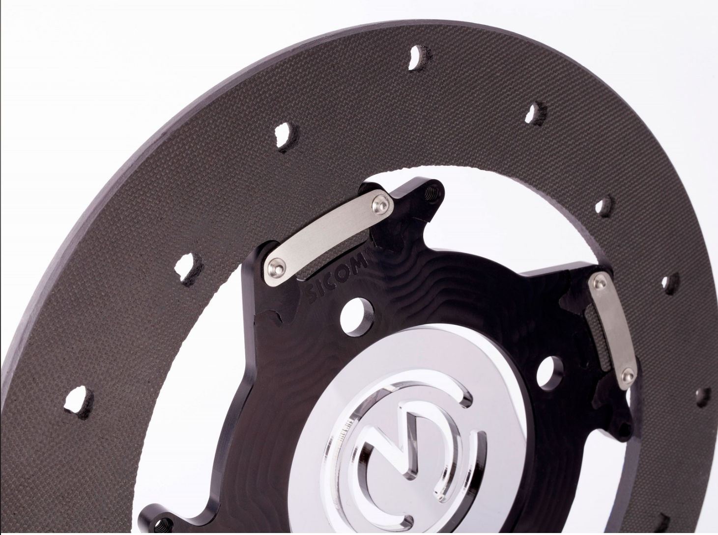 SICOM Carbon-Keramik Hinterrad-Bremsscheiben T-Drive 245x6mm Kit Ducati Panigale V4/S/R (18-24)