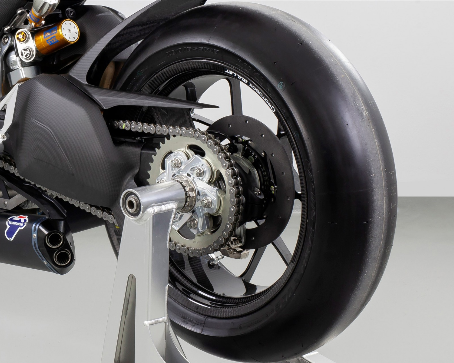 SICOM Carbon-Keramik Hinterrad-Bremsscheiben T-Drive 245x6mm Kit Ducati Panigale V2 955 (20-24)