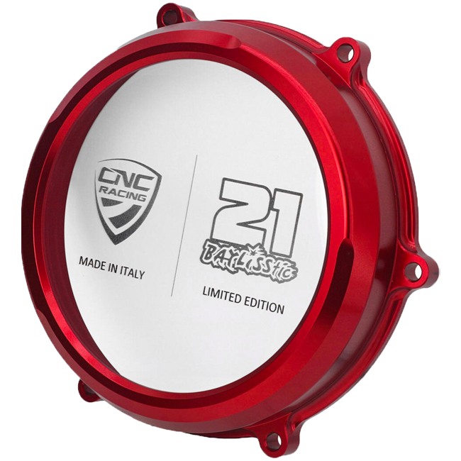 Transparenter Kupplungsdeckel Troy Bayliss Limited Edition CNC Racing Ducati Panigale V4/S (25-26) CA210TB