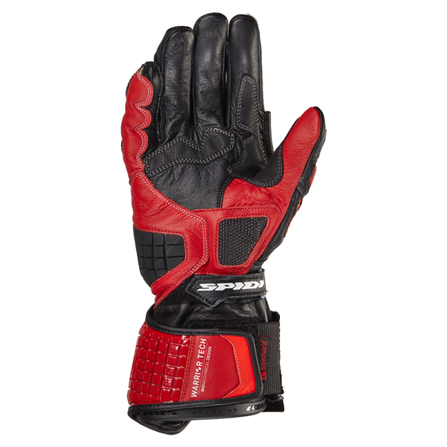 Spidi Carbo Track Evo Racing Motorrad Lederhandschuhe | Herren | Rot | A203014