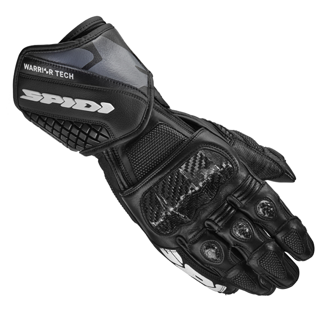 Spidi Carbo 5 Sport Motorrad Lederhandschuhe | Herren | Schwarz | A185026