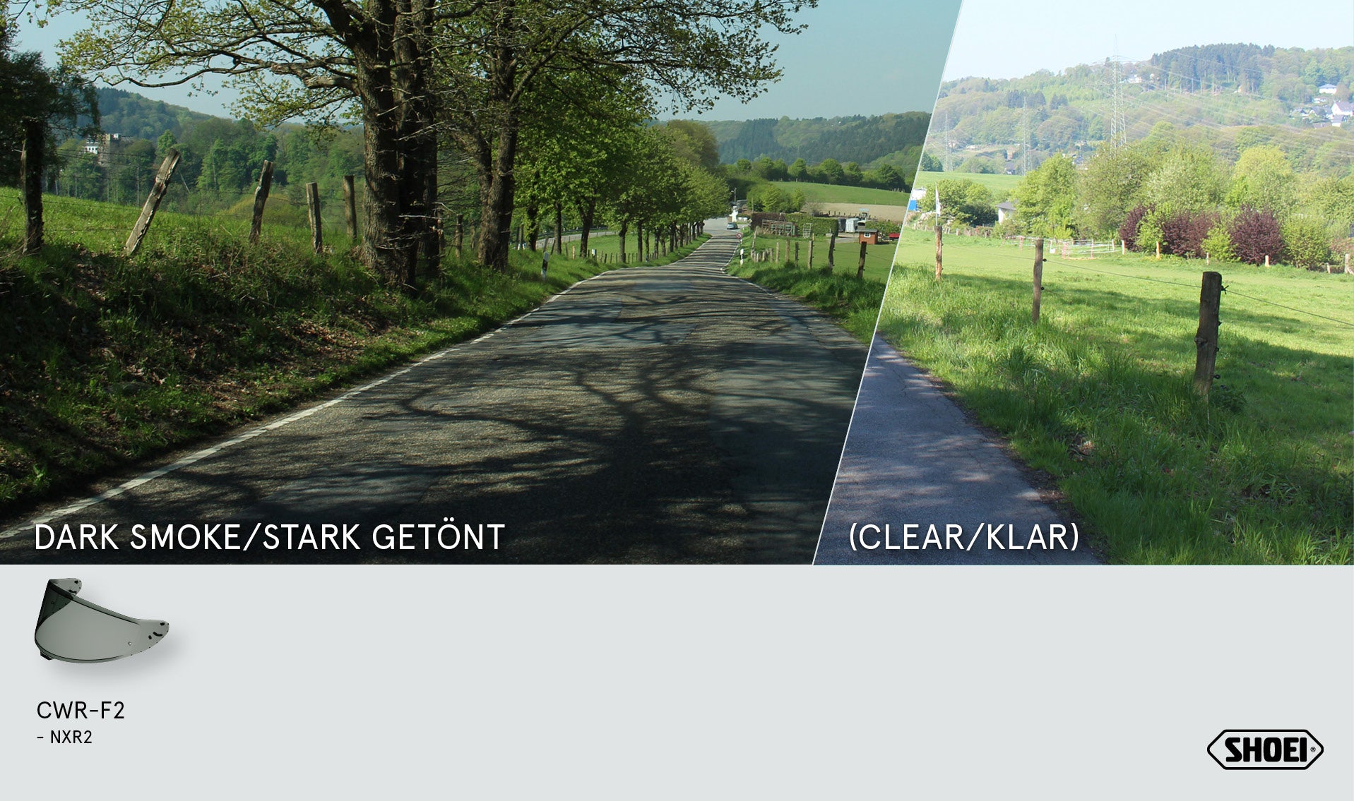 Shoei Visier X-SPR PRO (CWR-F2PN) stark getönt