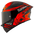 KYT TT-Revo Helm Combustion Red matt Y6TR0038