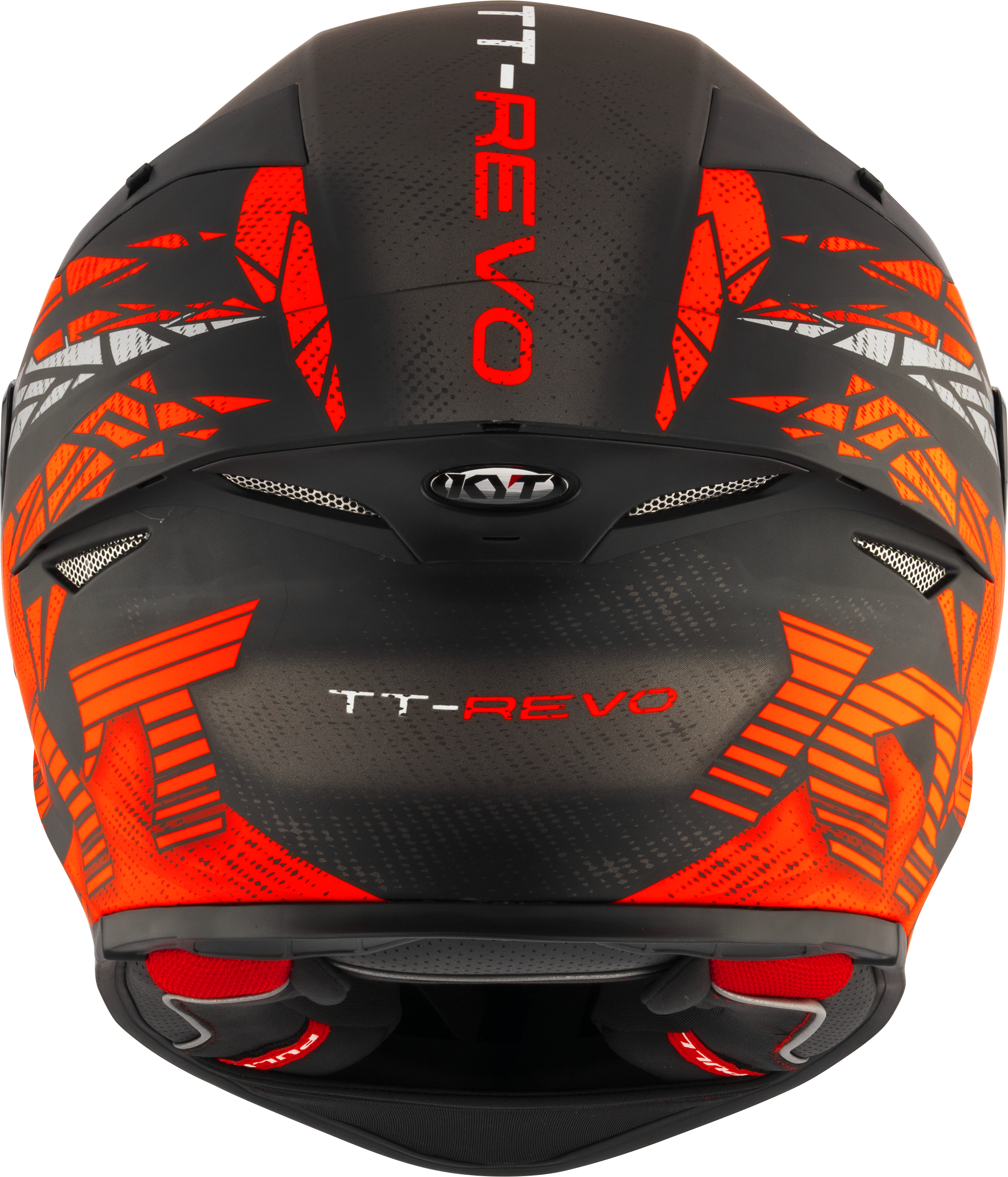 KYT TT-Revo Helm Combustion Red matt Y6TR0038