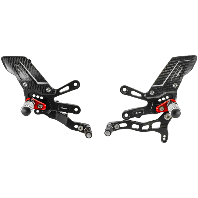 Fußrastenanlage R LighTech Aprilia RSV4/RF/RR/1100 Factory (17-26) FTRAP005R