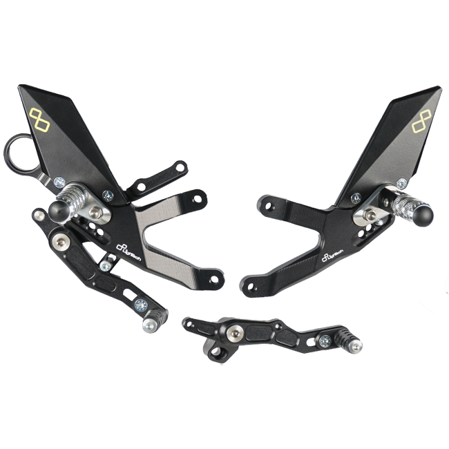 Fußrastenanlage LighTech BMW S1000RR K46 (15-18) FTRBM004/W