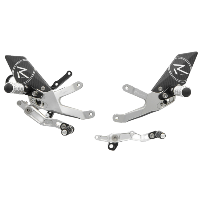 Fußrastenanlage R LighTech BMW S1000RR K46 (15-18) FTRBM004RSIL