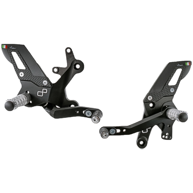 Fußrastenanlage Track-Use LighTech Kawasaki Ninja 400 (18-23) FTRKA013