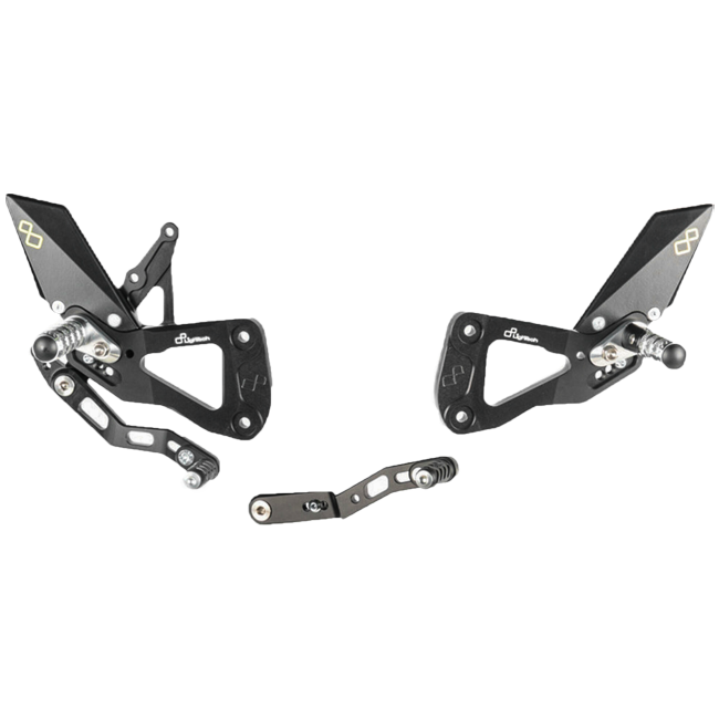 Fußrastenanlage LighTech Suzuki GSX-R 1000 (17-23) FTRSU004/W