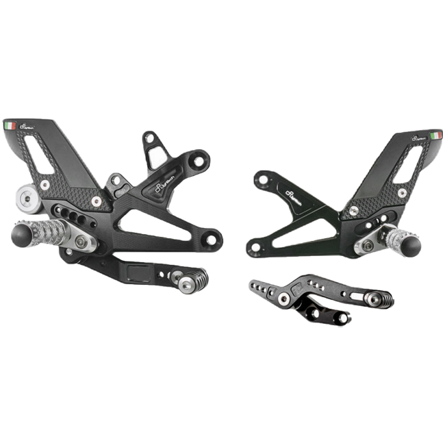 Fußrastenanlage LighTech Triumph Daytona 675/765 (13-21) FTRTR005